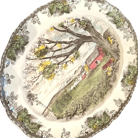 Johnson Brothers – Friendly Village – Medium Platter transfer made in England - Picture 2 of 3